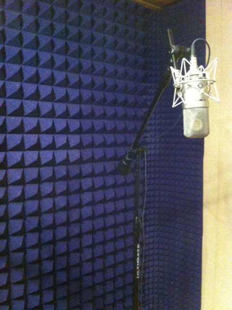 The 'quiet' room (with the Neumann M49)